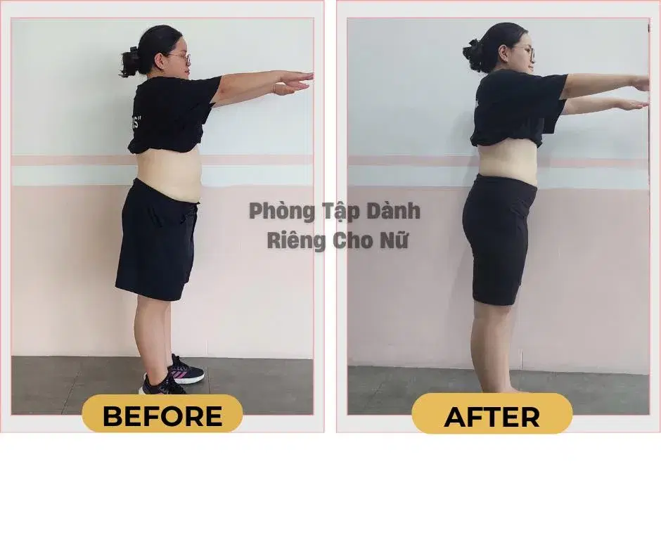 Kết quả giảm cân HerFit Đà Nẵng - Sau