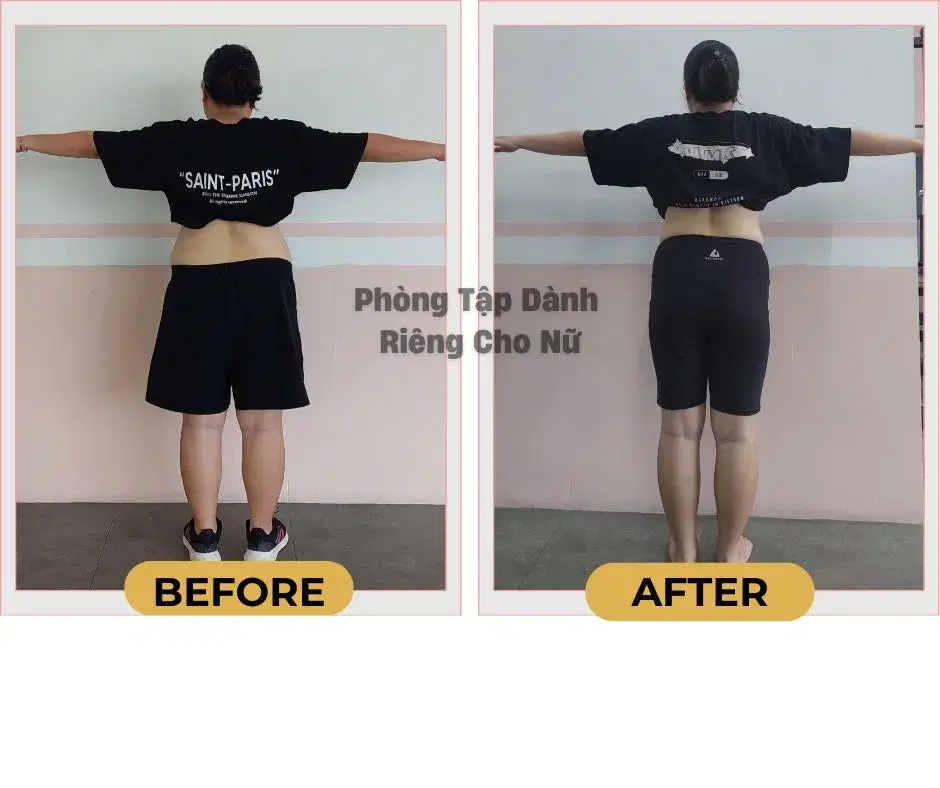 Kết quả giảm cân HerFit Đà Nẵng - Trước