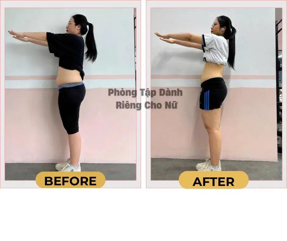 Kết quả giảm cân HerFit Đà Nẵng - Sau